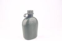 Gourde en plastique légère et écologique de 1 L, couleur verte, pour le camping et la randonnée en extérieur