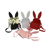 Boîtes à friandises de pâques, boîte-cadeau en papier pour œufs de lapin, lapin pour enfants, bonbons, boîtes à friandises pour pâques
