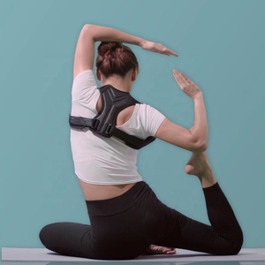 Nhà Máy Phụ Nữ Người Đàn Ông Trên Trở Lại Hỗ Trợ Vành Đai Tròn Vai Đúng Ban Nhạc Có Thể Điều Chỉnh Tư Thế Corrector - Product Image 4