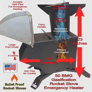 Estufas <span class=keywords><strong>Rocket</strong></span> en Venta 50 BMG para Cocinar y Calentar Tiendas de Campaña en Emergencias - Product Image 6