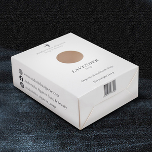 Boîtes à savon en papier de carte blanche de stratification brillante de conception imprimée personnalisée, boîte d'emballage de savon - Product Image 3