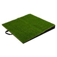Tapis de frappe de pente de pratique vert d'écaillage de golf de gazon artificiel portatif d'usine pour l'arrière-cour extérieure et intérieure