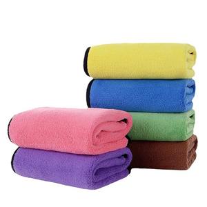 Serviette de voiture en microfibre à séchage rapide double face en polaire corail, épaisse et absorbante, pour le lavage de voiture, le nettoyage ménager, le <span class=keywords><strong>gaz</strong></span> - Product Image 5