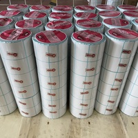 Rouleau de papier adhésif thermique de 4,6 pouces pour étiquettes d'impression thermique de codes-barres, logistique et expédition