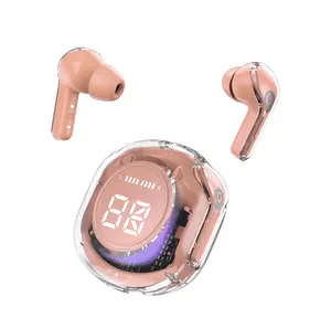 New Air39 Transparente Moda ENC Ruído Cancelamento Bluetooth 5.3 Earbuds Sem Fio Bluetooth Headset Funciona Com Todos os Telefones Celulares