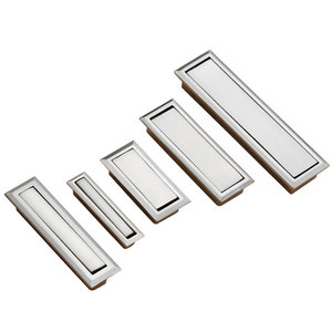 Lideshi Concealed Cabinet <b>Drawer</b> Handles Rectangle Embedded Modern Minimalist Easy Installation - Product Image 5
