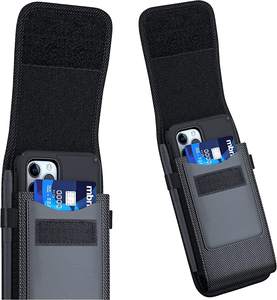 Funda Protectora Extra Grande de Nailon Resistente para Teléfono con Clip para Cinturón, Funda Magnética Compatible con Blu G93 G73 G33 <span class=keywords><strong>G53</strong></span> G63 G50 G40 - Product Image 2