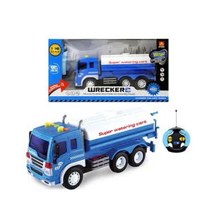 Enfant jouer jouets 1 16 échelle quatre voies télécommande route Administration véhicule voiture jouets RC camion avec lumière pour les enfants