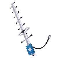 Antenne Yagi directionnelle extérieure à gain élevé, 7 éléments, pleine fréquence 698-2700 MHz, amplificateur de signal pour la protection de la sécurité