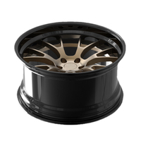 Jantes de voiture forgées concaves profondes 2 pièces 5X115 19 20 pouces pour Dodge Challenger SRT Hellcat