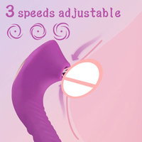 Vibrateur vaginal pour femme adulte, recharge magnétique USB, modes de vibration par aspiration, 10 fréquences, sensation de toucher réel, stimulation du point G