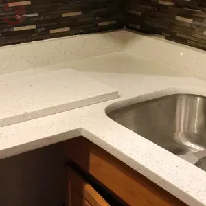 Artificial mármol/Granito parece piedra de cuarzo para cocina/baño encimeras