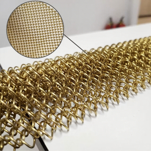 Trattamenti Architettonici Personalizzati per Soffitti <span class=keywords><strong>con</strong></span> Tende in Rete di Alluminio a Catena - Product Image 2