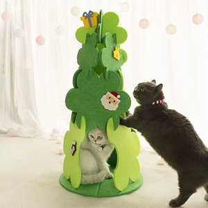 Casa para Gatos Modular Personalizable de Fieltro Sostenible, Decoración Navideña para Interiores, Sala de Estar, Juego y Descanso - Product Image 4