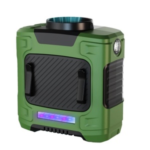 New 10000mah Wearable Fan Emergency Power Supply With Led Leafless Waist Clip Portable Fan Indoor Outdoor Travel Cooling Fan - Product Image 1