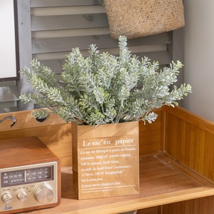 Factory Sale Artificial Flowers with <strong>Planted</strong> Milan Grass <strong>Eucalyptus</strong> Injection Molding Wholesale Wedding Decoration - Product Image 2