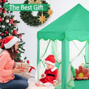 Portable Kids Toy Tent Princess Pink Girl Castle Play House Children Small House Folding <strong>Playtent</strong> Children's Tent Indoor - Product Image 4