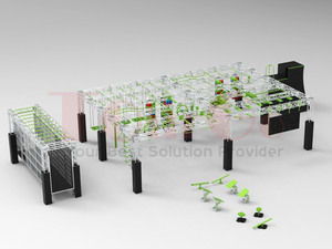 American ninja Warrior obstáculos saltando araña con red de carga de escalada - Product Image 6