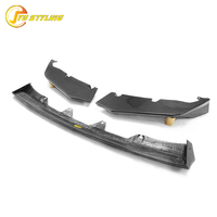Kit Exterior de 3 Piezas de Fibra de Carbono Estilo V G80 G82, Divisor de Parachoques Delantero, Compatible con BMW M3 G80 M4 G82 G83