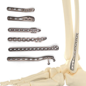 CANWELL Distal Lateral <span class=keywords><strong>Fibular</strong></span> Locking Plate Implan Ortopedi Pelat Trauma Titanium untuk Fragmen Kecil 2.7 3.5 Pelat <span class=keywords><strong>Fibular</strong></span> CE - Product Image 4