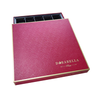 STPP a développé une boîte d'emballage de luxe pour chocolats avec impression personnalisée de 24 truffes, boîte cadeau avec séparateur en PVC de qualité alimentaire