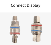 Raccords de tuyau d'air, coupleur rapide, raccord pneumatique, embout mâle/femelle pour compresseur d'air
