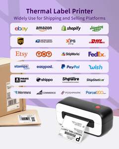 Impresora térmica portátil BT de etiquetas de impresión sin tinta de escritorio inalámbrico para envío - Product Image 3