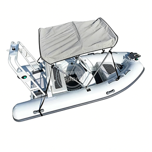 <span class=keywords><strong>Bateau</strong></span> <span class=keywords><strong>de</strong></span> pêche <span class=keywords><strong>semi</strong></span>-<span class=keywords><strong>rigide</strong></span> en aluminium ouvert <span class=keywords><strong>de</strong></span> 12 pieds Rib360 Orca Hypalon/PVC pour lac pour la dérive Activité <span class=keywords><strong>de</strong></span> plein air - Product Image 1