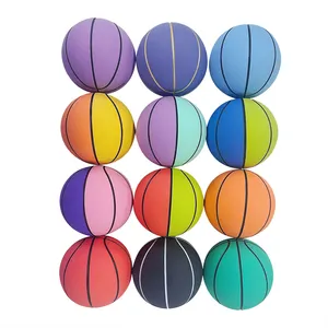 Palla rimbalzante in gomma naturale con stampa su misura sfera colorata in gomma cava