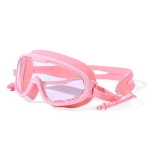 Children Swimming Goggles Silicone <b>Frame</b> Anti Fog <b>Large</b> Lens For Kids - Product Image 3