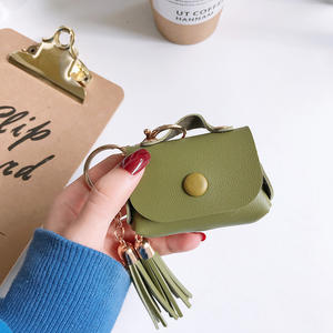 Funda para auriculares Apple <span class=keywords><strong>Airpods</strong></span> <span class=keywords><strong>pro</strong></span>, bolsa de cuero Pu, estilo femenino - Product Image 3