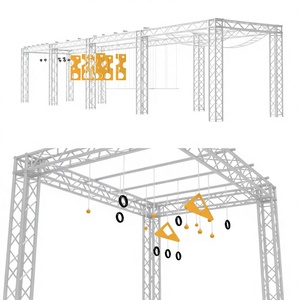 Marco de pista de carrera de Fitness Ninja Warrior al aire libre Marco suspendido básico para desafíos físicos Ninja Truss - Product Image 1