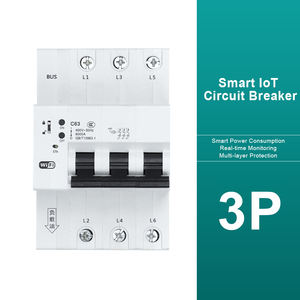 1/<span class=keywords><strong>2</strong></span>/<span class=keywords><strong>3</strong></span>/4P Intelligente miniatuur stroomonderbreker Plastic aardlekbeveiliging 6kA Smart <span class=keywords><strong>IoT</strong></span> Lokale automatische besturing op afstand - Product Image 5