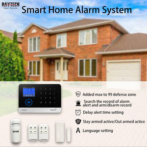 Daytech-Sistema de seguridad para el hogar, alarma GSM, <span class=keywords><strong>WiFi</strong></span>, control por aplicación Tuya, para el hogar/fábrica/almacén - Product Image 2