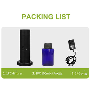 Ambientador eléctrico de 100ml, difusor de Aroma para el hogar, difusor de aceite esencial aromático sin agua de lujo OEM, difusor nebulizador - Product Image 3