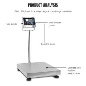 प्रसिद्ध निर्माता 30Kg इलेक्ट्रॉनिक वजन मशीन 100Kg 500Kg मंच पैमाने - Product Image 5