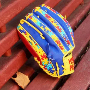 왼손 또는 오른손 사용을위한 저렴한 가격의 대량 판매 맞춤형 소프트볼 장갑 야구 장갑