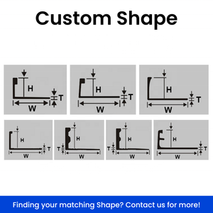 Niuyuan gạch Trims nhà sản xuất tùy chỉnh L hình dạng nhôm góc gạch cạnh TRIM - Product Image 6