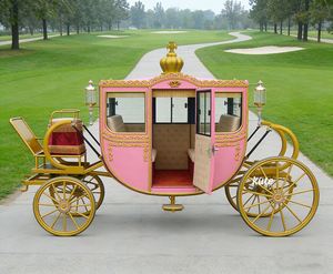 Nouveautés en promotion : Chariot de chevaux royal personnalisable avec équipement électrique, chariot de chevaux luxueux à vendre - Product Image 4