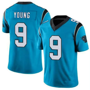 Camiseta de Fútbol Americano <span class=keywords><strong>VP</strong></span> Limited 2023 para Hombre, Transpirable, Viscosa/Algodón, Azul, Número de Bryce Young Cosido e Impreso - Product Image 1