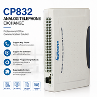 Sistema de Telefonía PABX Analógico CP832, 8 Líneas CO, 32 Extensiones, Sistema PBX para Oficina y Negocios