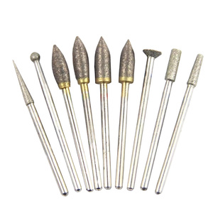 Fresas Dentales Profesionales de Diamante para Pulido de Cerámica de Zirconia, Herramienta Rotatoria de Alto Rendimiento con Vástago HP - Product Image 1