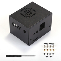 Boîtier métallique Orange Pi Zero 3 avec ventilateur de refroidissement compatible avec la carte d'extension Orangepi