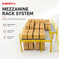 Plateforme de mezzanine modulaire et détachable pour entrepôt, stockage de palettes à charge lourde, en acier, protection contre la corrosion, installation plug-in