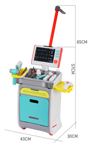 Set di stetoscopio per bambini Unisex piccolo medico e infermiere Set di strumenti medici in plastica per iniezione Puzzle per bambini a casa - Product Image 5