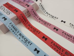 ริบบิ้นแพ็คของขวัญสีรุ้งเป็นมิตรกับสิ่งแวดล้อมพร้อมพิมพ์โลโก้ส่วนตัวผ้าโพลีเอสเตอร์สำหรับวันวาเลนไทน์ - Product Image 2