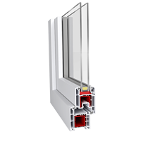 5 años de garantía UPVC Glaze Tilt Local Premium UPVC Windows