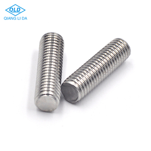 Tiges filetées et goujons en acier inoxydable 304/316 de 8 <span class=keywords><strong>mm</strong></span>, finition zinguée M8 M10, DIN 975, métrique, droite, ISO 7380, garantie 3 ans - Product Image 1