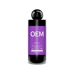Gel douche OEM Ebony Agarwood 350ml, gel douche parfumé pour le corps - Product Image 1