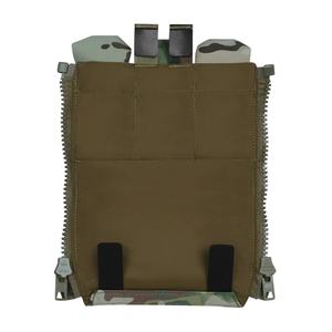 Bolsa Táctica de Expansión Ligera con Panel Trasero, Cierre de Cremallera en la Bolsa, Portacargadores Triple para Chaleco Táctico MOLLE de Caza - Product Image 6